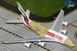 GeminiJets 1:400 Emirates Airbus A380-800 A6-EET (Emirates Courier Express titles) (pré-venda)