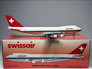 B-Models 1:200 Swissair Boeing 747-200