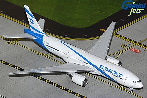 GeminiJets 1:400 El Al Israel Airlines B777-200ER 4X-ECE (new livery) (pré-venda)
