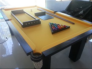 mesa de bilhar com ping pong - King Bilhares - Fabricados em Florianópolis  e vendidos para todo o Brasil.