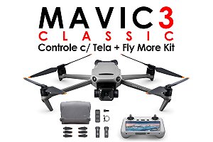Drone DJI Mavic 3 Classic + Controle com Tela + Fly More Kit (Versão Nacional)