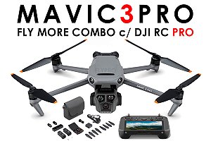 Drone DJI Mavic 3 Pro Fly More Combo + DJI RC PRO (Versão Nacional)