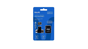 MicroSD Cartão de Memória - 256GB - Multilaser