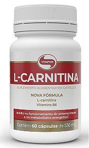 L-Carnitina Fort 60 caps - Vitafor