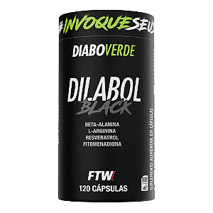 Dilabol Black Diabo Verde Desempenho e Pump Hard 120 caps - FTW