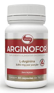 Arginofor L-Arginina 3810mg 60 Caps - Vitafor