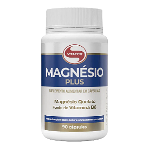 Magnésio Plus c/ Vitamina B6 90 Caps - Vitafor