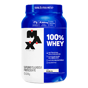 100% Whey Protein 900g - Max Titanium