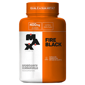 Fire Black 60 caps Termogênico - Max Titanium