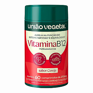 Vitamina B12 - 60 caps - União Vegetal