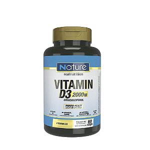 Vitamin D3 2000 UI 60 caps - Nature