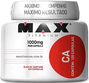 CA Óleo de Cártamo 1000mg 120caps - Max Titanium