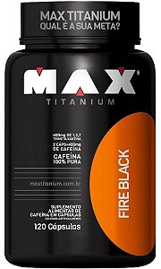 Fire Black 120 caps Termogênico - Max Titanium