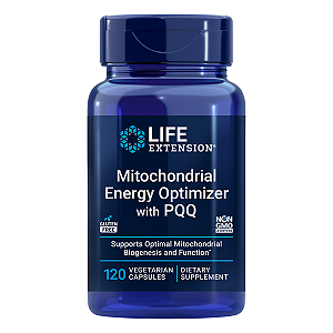 Otimizador de Energia Mitocondrial com PQQ 120 Cápsulas Life Extension