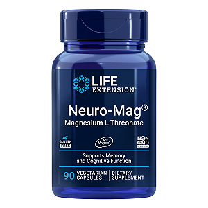 Neuro-Mag Magnésio L-Treonato 90 Cápsulas Life Extension