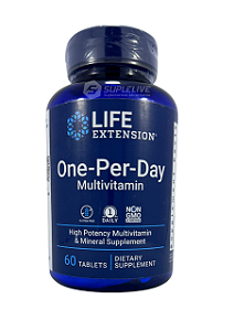 Life Extension, Multivitamínico One Per Day 60 Comprimidos