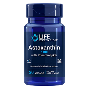 Astaxantina com Fosfolipídios 4mg 30 Softgels Life Extension
