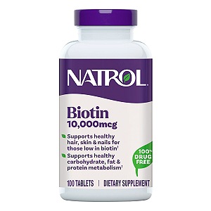 Biotina 10.000mcg 100 Tabletes Natrol