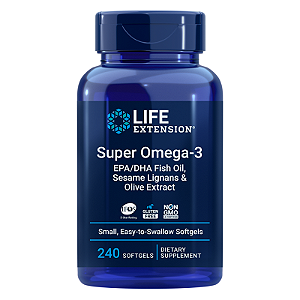 Super Ômega 3 240 Softgels Life Extension