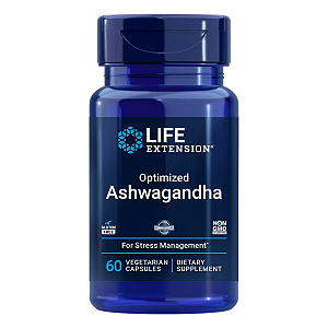 Ashwagandha Otimizada 125mg 60 Cápsulas Life Extension