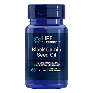 Óleo de Semente de Cominho Preto 60 Cápsulas Life Extension
