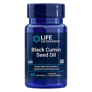 Óleo de Semente de Cominho Preto 60 Cápsulas Life Extension