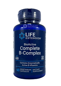 Life Extension, Complexo B BioAtivo 60 Cápsulas