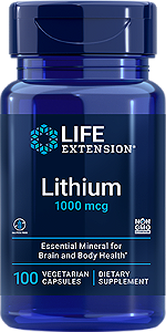 Life Extension, Lithium 1000mcg 100 Cápsulas