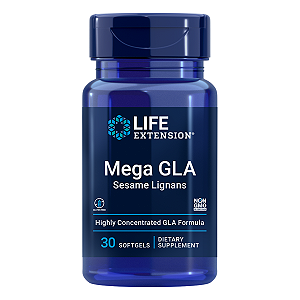 Lignanas de Gergelim Mega GLA 30 Cápsulas Life Extension