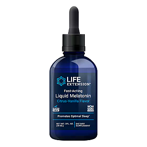Melatonina Líquida 3mg Ação Rápida 59ml Life Extension