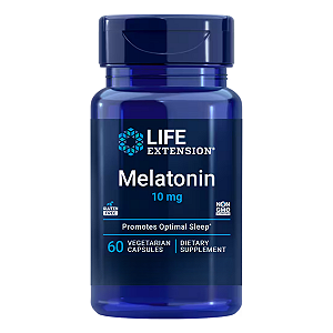 Melatonina 10mg 60 Cápsulas Life Extension
