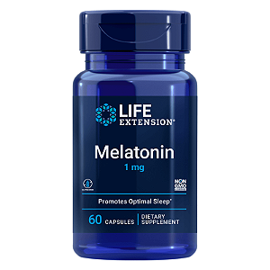 Melatonina 1mg 60 Cápsulas Life Extension