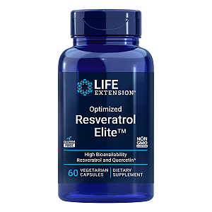 Resveratrol Elite Otimizado 60 Cápsulas Life Extension