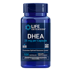 DHEA 25mg 100 Cápsulas Life Extension