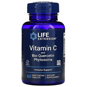 Life Extension, Vitamina C e Bioquercetina 60 Comprimidos