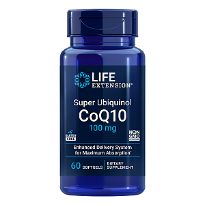Super Ubiquinol CoQ10 100mg 60 Softgels Life Extension