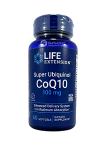 Life Extension, Super Ubiquinol CoQ10 100mg 60 Softgels