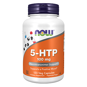 5-HTP 100mg 120 Cápsulas NOW Foods
