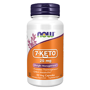 7-Keto DHEA 25mg 90 Cápsulas NOW Foods
