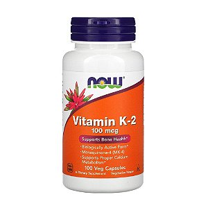 NOW Foods, Vitamina K2 100mcg 100 Cápsulas