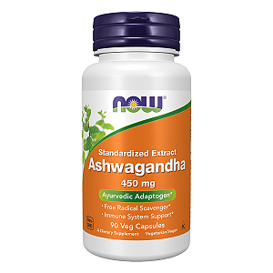 Ashwagandha 450mg 90 Cápsulas NOW Foods