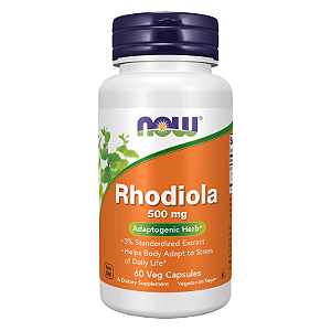 Rhodiola 500mg 60 Cápsulas NOW Foods