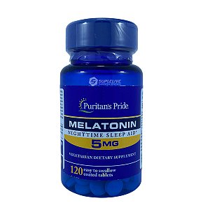 Puritan's Pride, Melatonina 5mg 120 Comprimidos