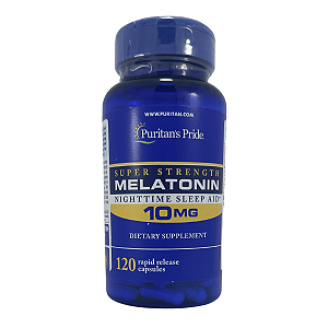 Puritan's Pride, Melatonina 10mg 120 Cápsulas