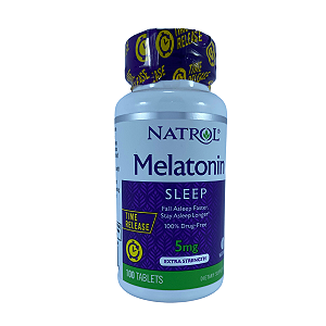 Natrol, Melatonina 5mg 100 Comprimidos