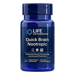 Life Extension, Quick Brain Nootropic 30 Cápsulas