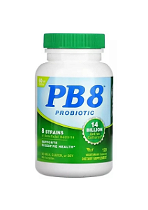 Nutrition Now, Probiotico PB8 Vegetariano 120 Cápsulas