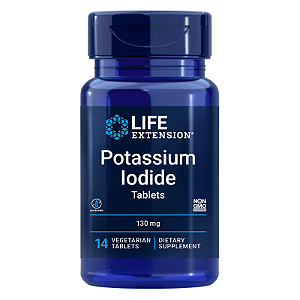 Iodeto de Potássio 130mg 14 Tabletes Life Extension