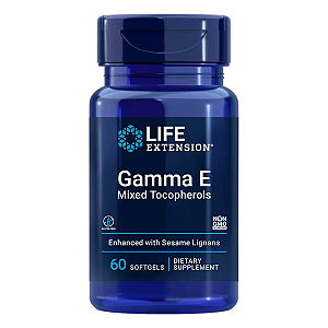 Gamma E Tocoferóis Mistos 60 Softgels Life Extension