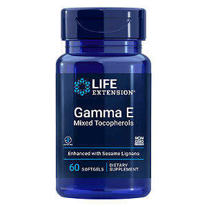 Tocoferóis Mistos Gamma E 60 Softgels Life Extension